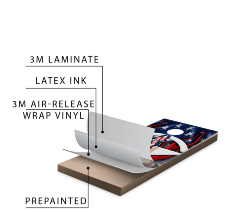 Cornhole 3M Wrap