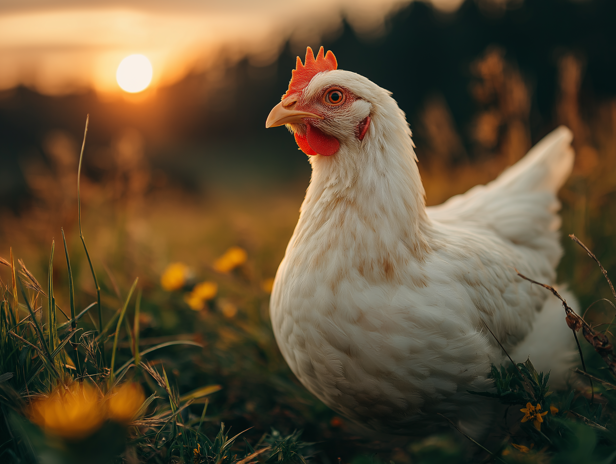 Free range chickens