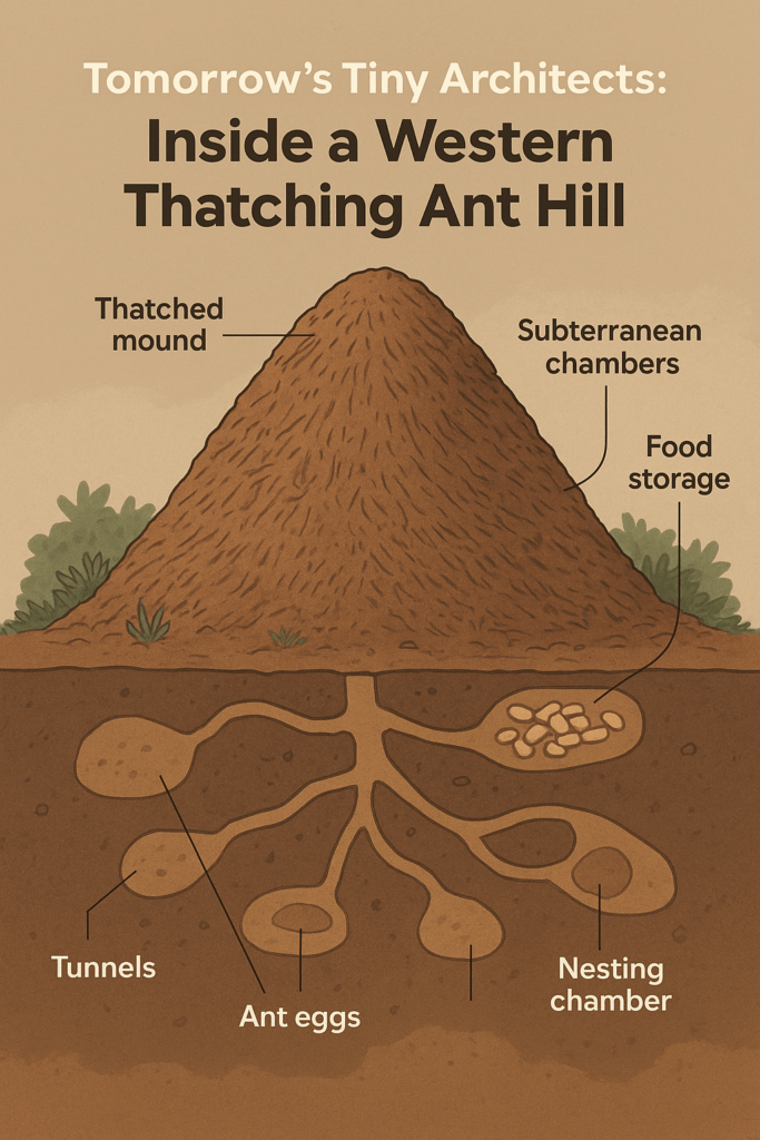 Giant Western Thatching Ant Hill Overlooking Sandpoint